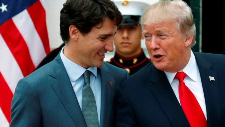 Donald Trump y Justin Trudeau