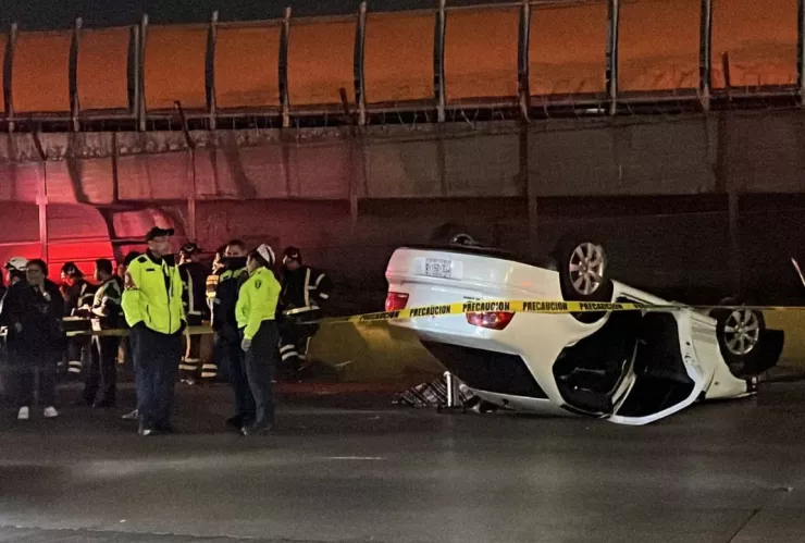 CDMX: Accidente en Circuito Interior deja un muerto cerca del AICM