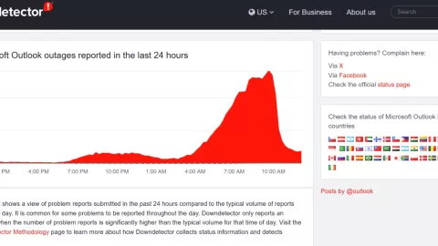 correo-outlook-no-funciona-microsoft-confirma-fallas-globales-servicio-downdetector