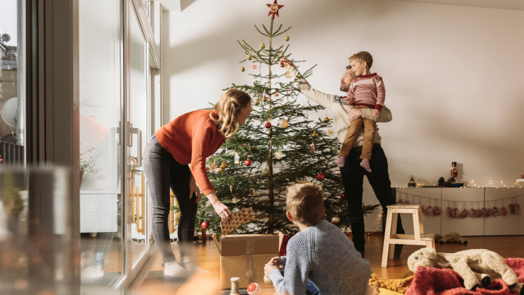 Árbol de Navidad plegable