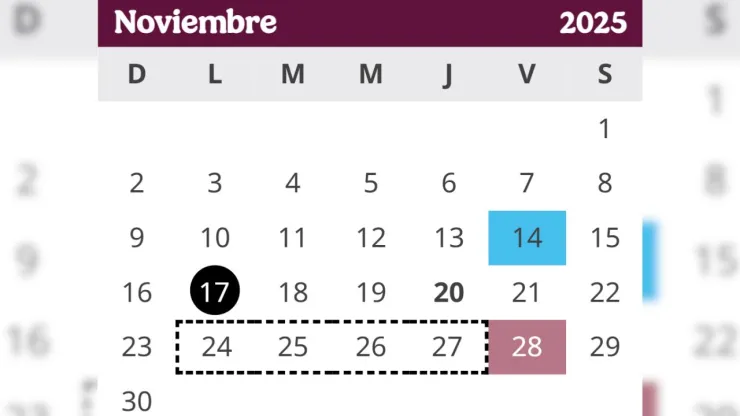 Megapuente de Noviembre 2025: Fechas oficiales de descanso, según la SEP