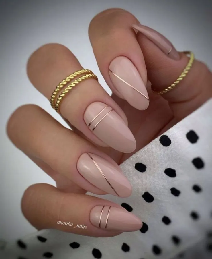 47 diseños de uñas color nude que te harán ver preciosa y elegante: se usan en cortas o largas