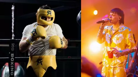 ¿Peso Pluma cantará Himno Nacional en pelea del Canelo