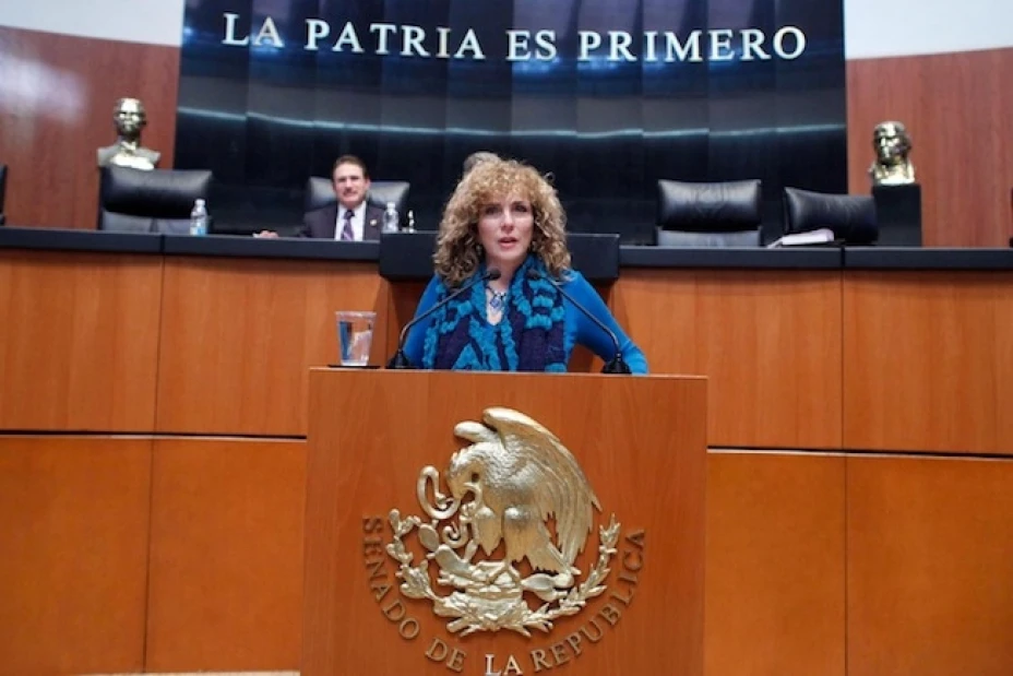 Luz María Beristáin, senadora del PRD