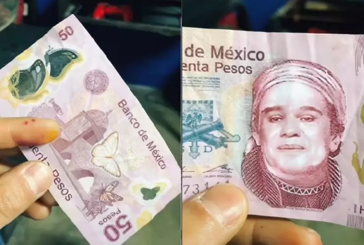billete falso 50 pesos cómo identificar