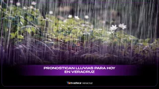 Se esperan lluvias aisladas en Veracruz durante la noche del martes 2 de diciembre