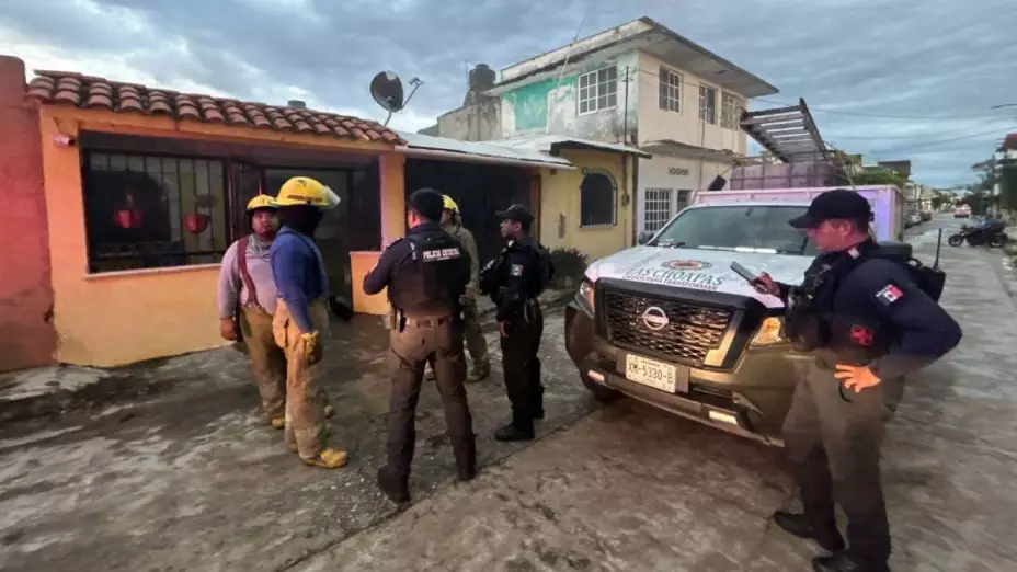 Incendio en Las Choapas