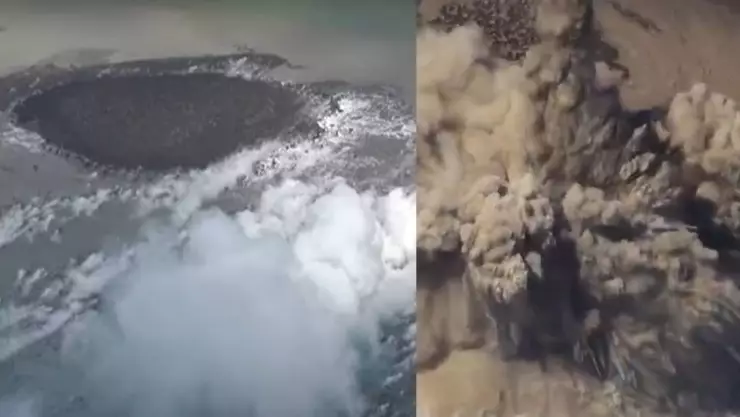 ¡iMPACTANTE! Erupción volcánica en Japón crea la isla más joven del planeta Tierra (VIDEO)