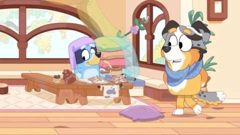 Bluey miedo primer día de clases