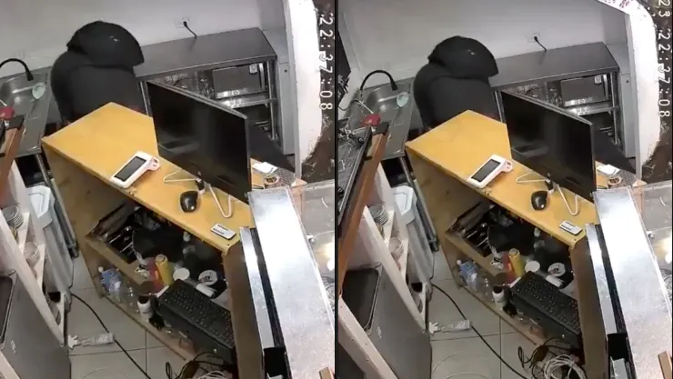 Empleado ataca a su jefa dentro de una pastelería para exigirle su líquidación. .jpg