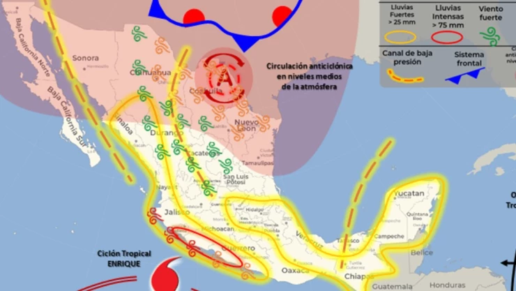 clima mexico 26 de junio