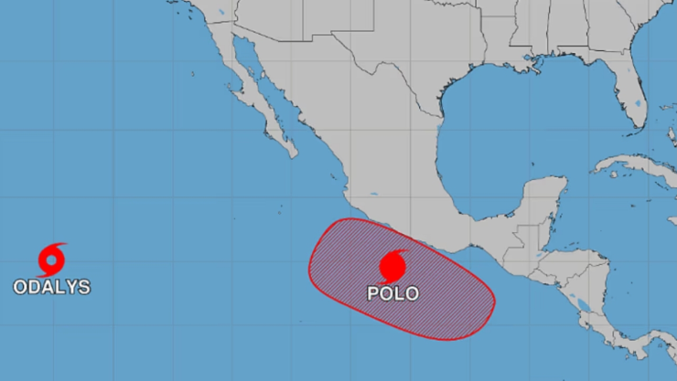 Hay cuatro sistemas tropicales en el mundo