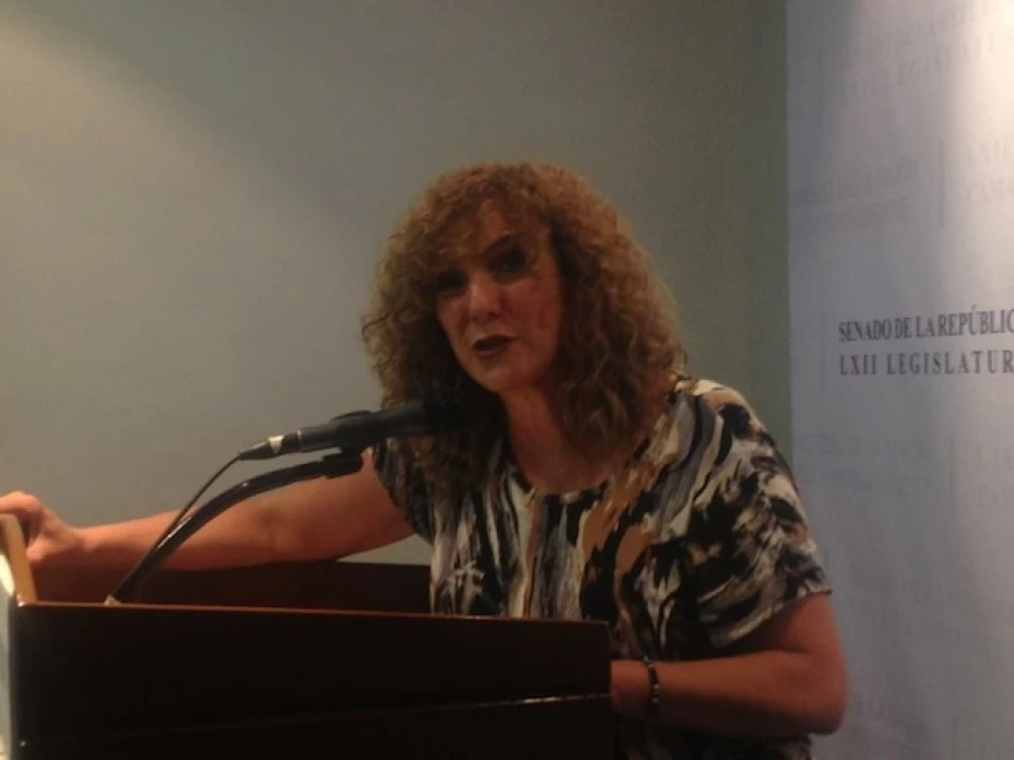 Luz María Beristain, senadora del PRD