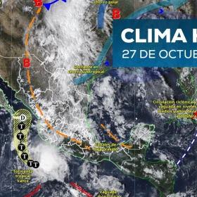 Clima en México martes 27 de octubre 2026