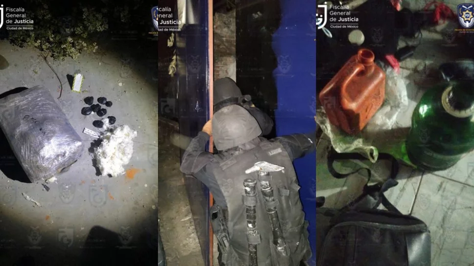 Aseguran bombas molotov y petardos que se usarían en marchas del 8M