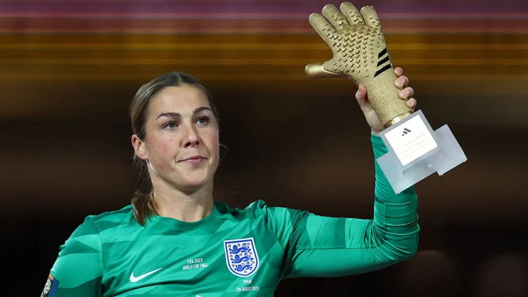 Mary Earps consiguió el premio a la mejor portera en Mundial