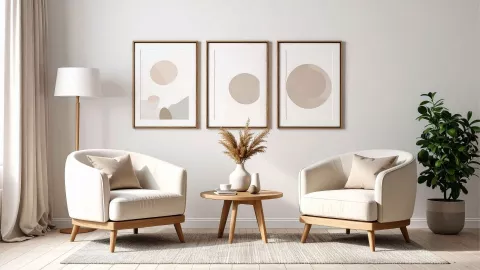 La decoración minimalista extrema crea espacios fríos y vacíos, lo que según el feng shui detiene el flujo de energía.