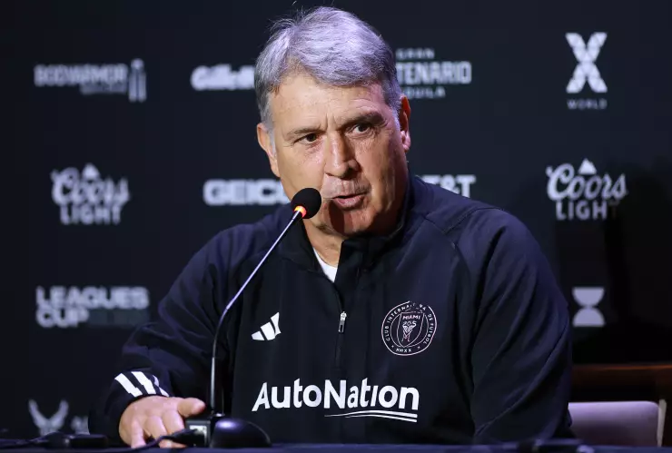 Gerardo ‘Tata’ Martino en conferencia con Inter Miami