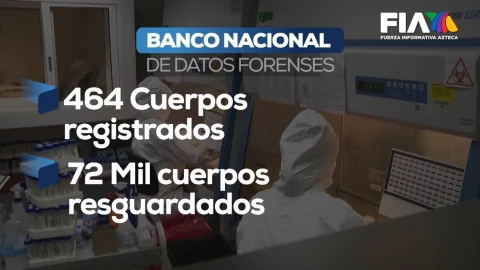Los tristes datos del Banco Nacional de Datos Forenses: Solo 464 cuerpos registrados de 72 mil resguardados sin identificar