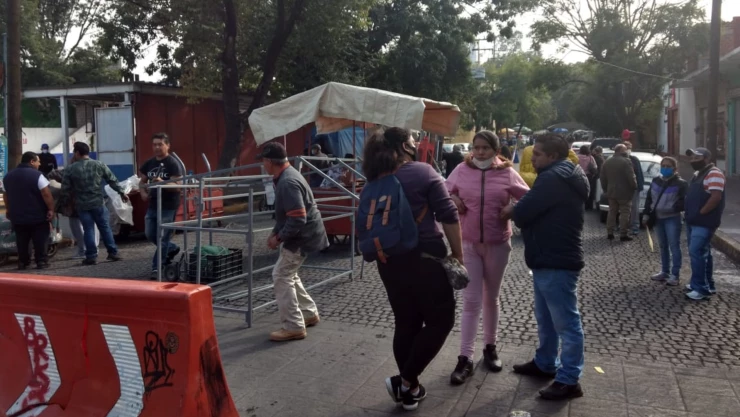 Puestos amulantes Coyoacán