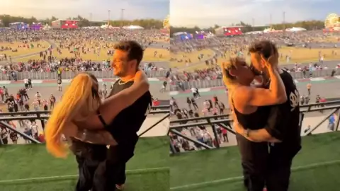 Wendy Guevara y Nicola Porcella.