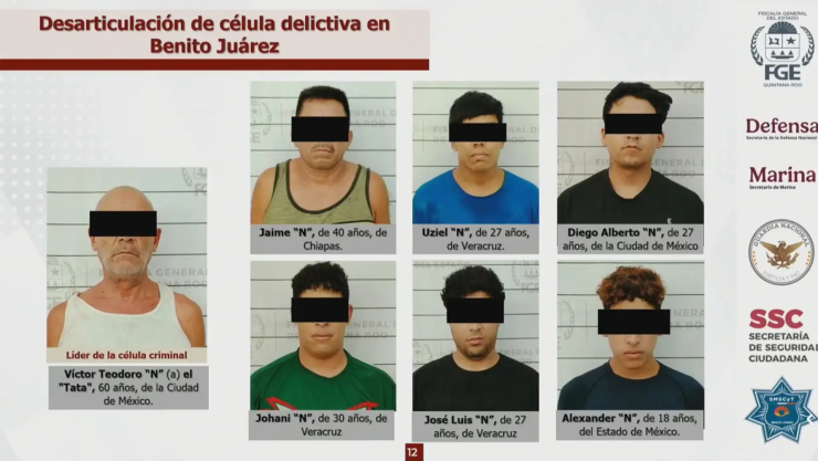 Desmantelan dos n4rc0v1v3ros en Benito Juárez y Playa del Carmen; capturan a siete personas