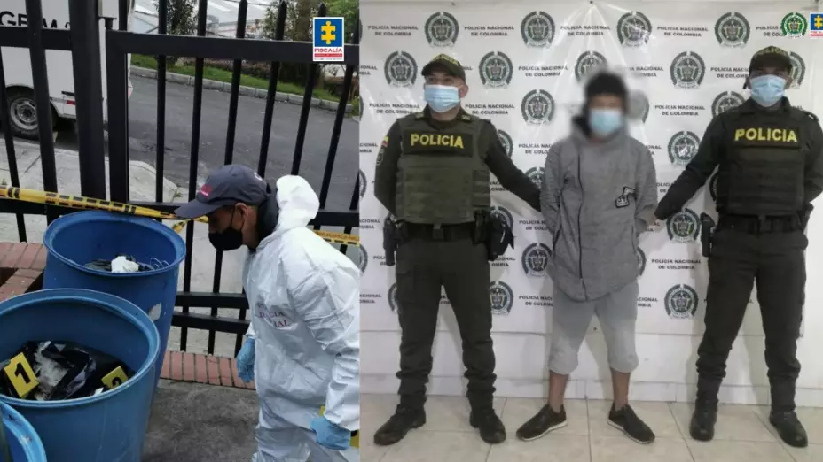 Hombre ritos satánicos animales Bogotá