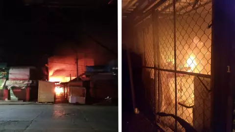 Incendio en Pénjamo consume puestos semifijos