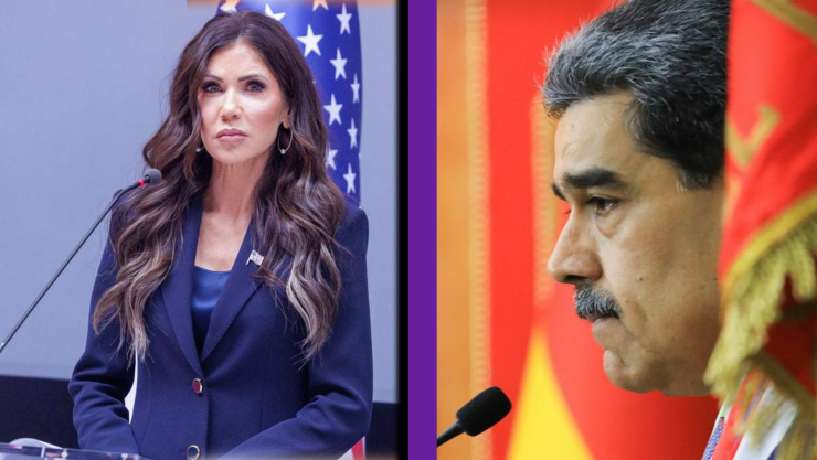“Maduro tiene que irse”_ Kristi Noem, titular de Seguridad de EU asegura que usa dólares del petróleo para delitos.webp