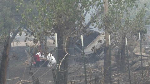 Incendios forestales en California cobran sus primeras víctimas mortales.
