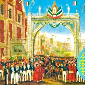 Obra, Solemne y pacífica entrada del Ejército Trigarante a la Ciudad de México