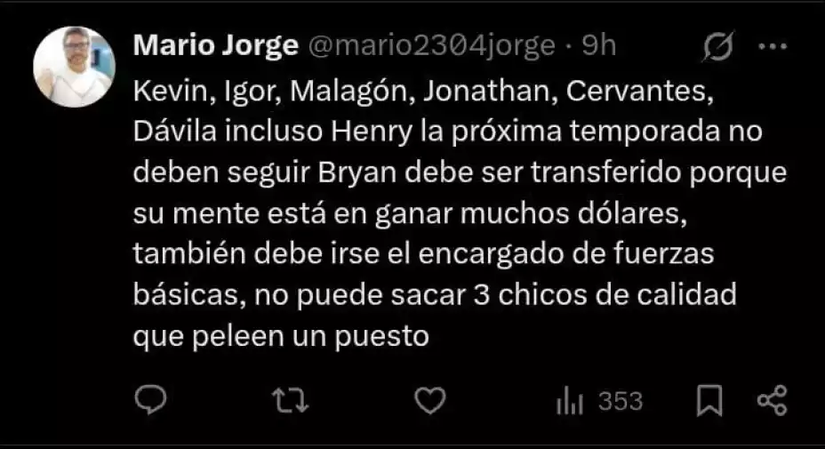 Peores jugadores del América