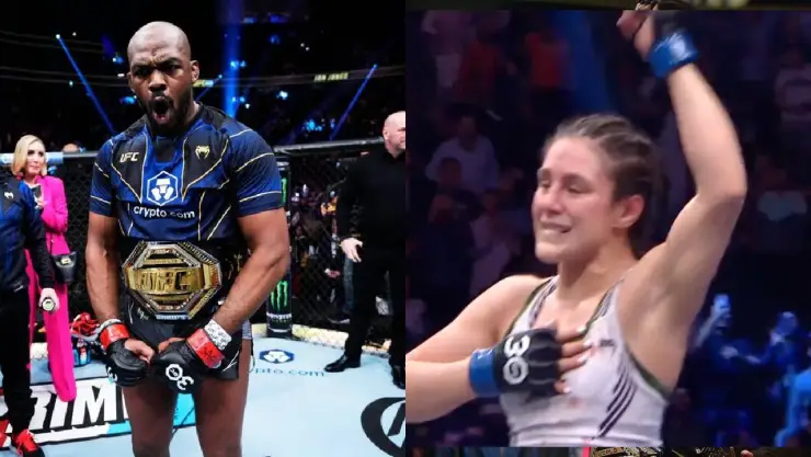 Jon Jones y la mexicana Alexa Grasso Campeones de UFC