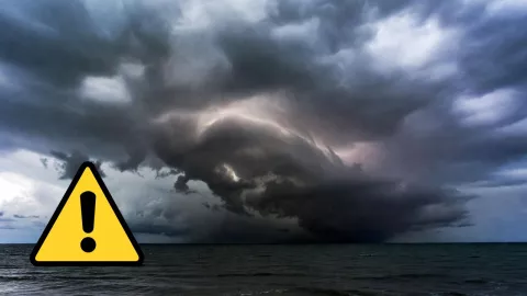 El SMN alertó por lluvias intensas derivadas de la Tormenta Negra en Veracruz