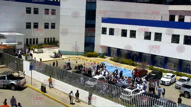 Evacuaron el Hospital General de Cholula hoy 31 de julio de 2024