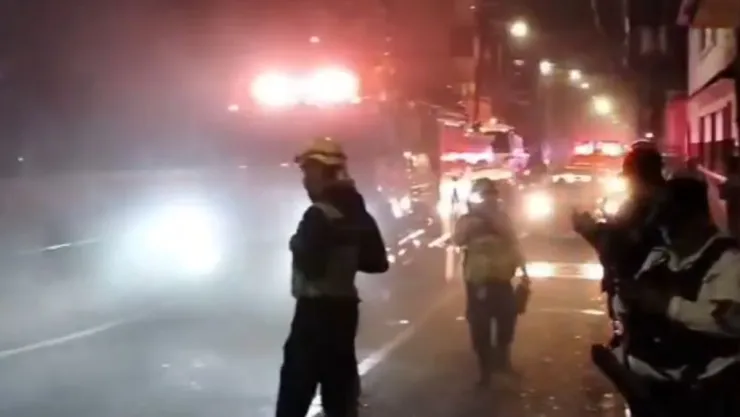 Incendio clínica en Orizaba