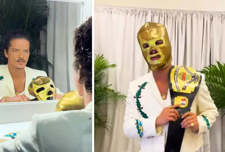 Bruno Mars CDMX luchador