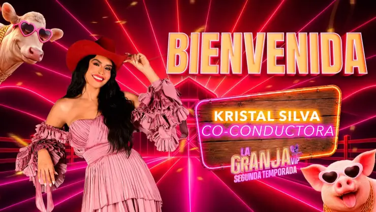 Kristal Silva regresa como co-conductora de La Granja VIP