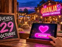 Hora límite para votar por tu Granjero favorito jueves 29 de octubre, La Granja VIP