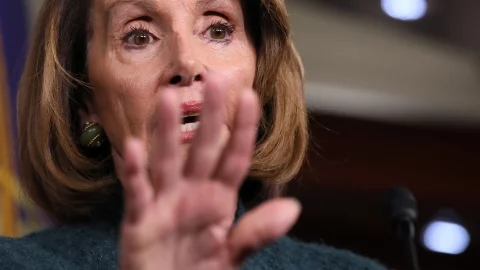 Presidenta de la Cámara de Representantes de Estados Unidos, Nancy Pelosi