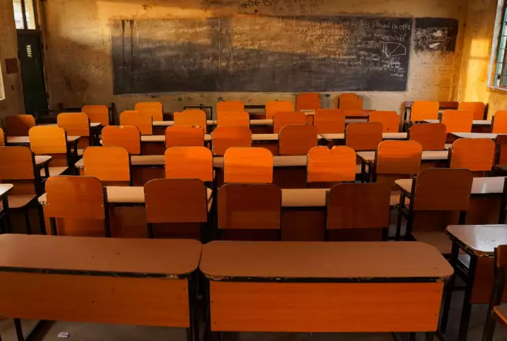 salón de clases vacío