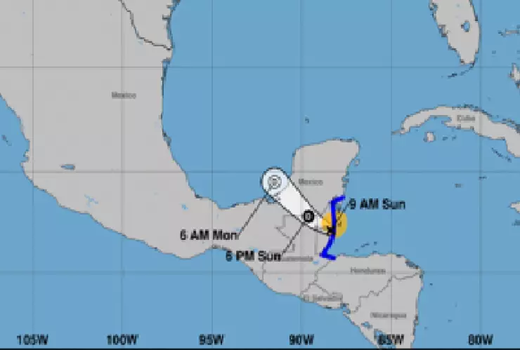 Estos son los 5 estados que se verán AFECTADOS por la tormenta tropical Sara hoy 17 de noviembre de 2024