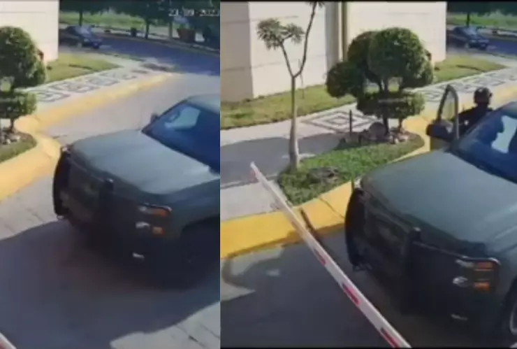 Operativo en residencial en Culiacán.