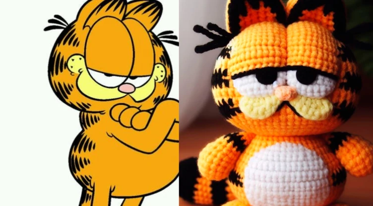Manualidades de Garfield: 4 ideas para hacer muñecos de crochet para niños