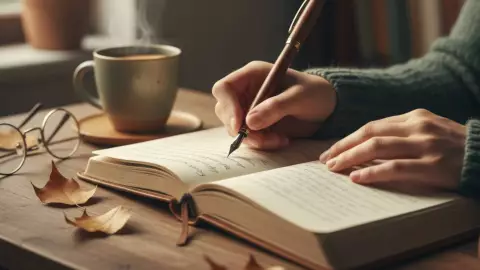 Inicia el mes escribiendo en tu diario: Usa este journal prompt HOY miércoles 1 de octubre de 2025