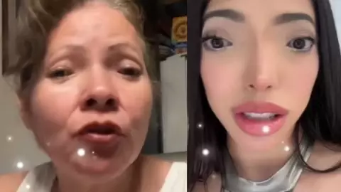 Yeri MUA se burla de ojos separados.