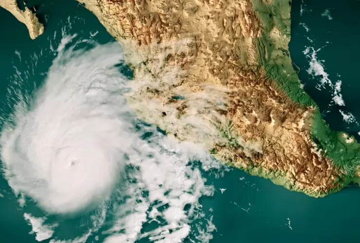 El ciclón tropical Fabio realizó su formación durante la mañana del lunes