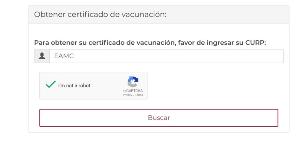 Certificado vacunación Mi Vacuna actualizar refuerzo