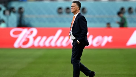 Louis Van Gaal, entrenador de Pa&iacute;ses Bajos