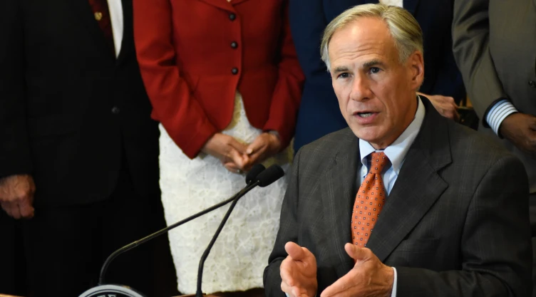 El gobernador de Texas, Greg Abbott.